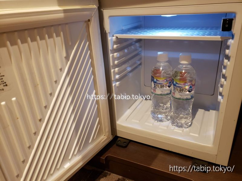 クインテッサホテル大阪ベイの客室内冷蔵庫