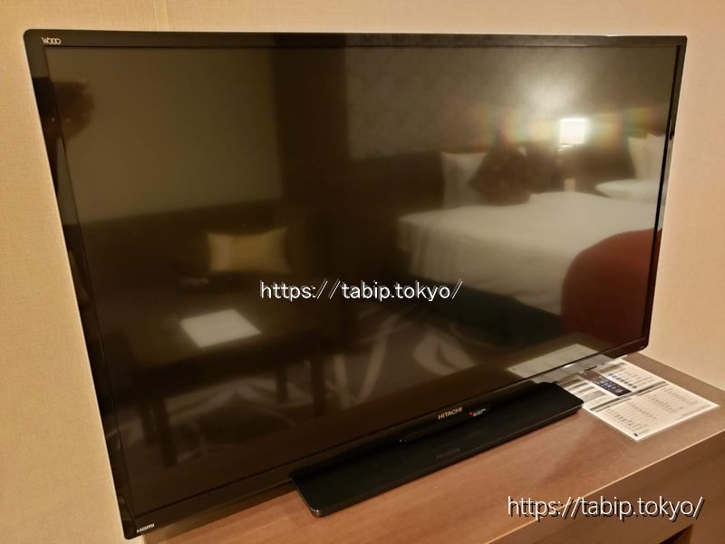 クインテッサホテル大阪ベイのテレビ