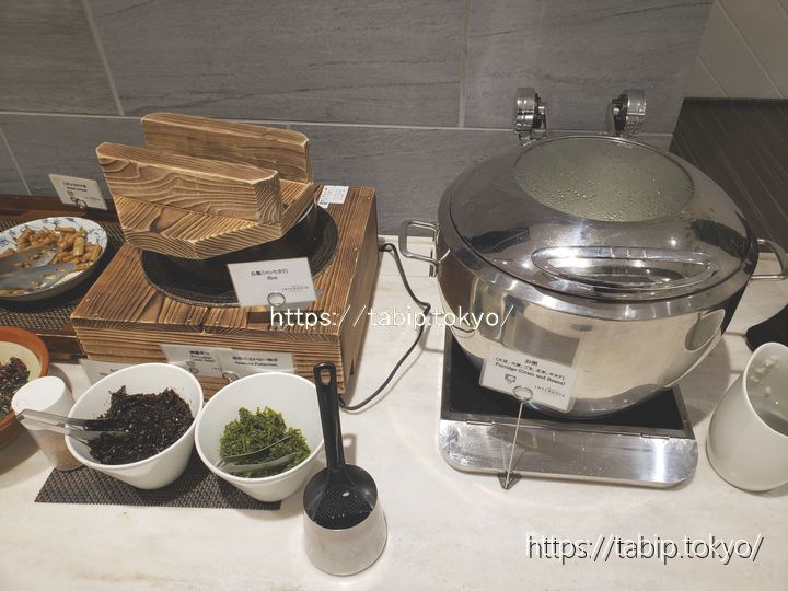 ホテルインターゲート広島の白米とお粥