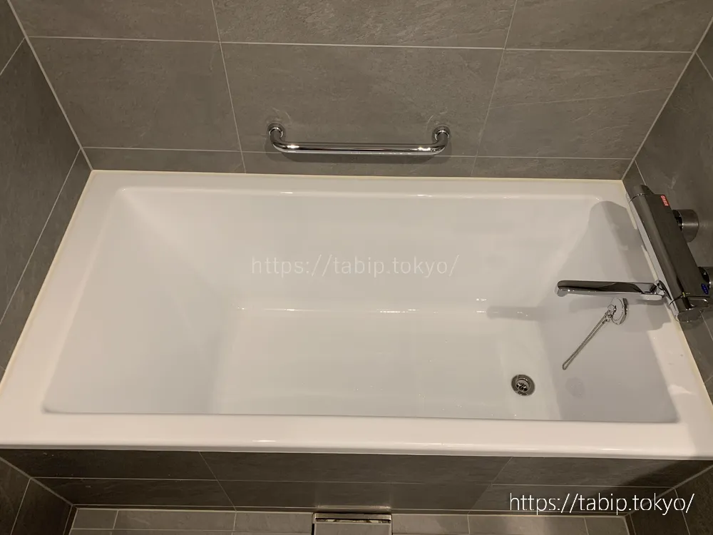 ノードホテルのスーペリアツインの浴槽
