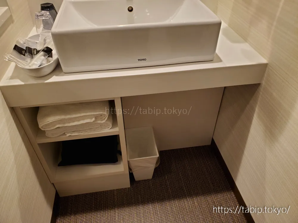 ダイワロイネットホテル広島駅前の洗面台下