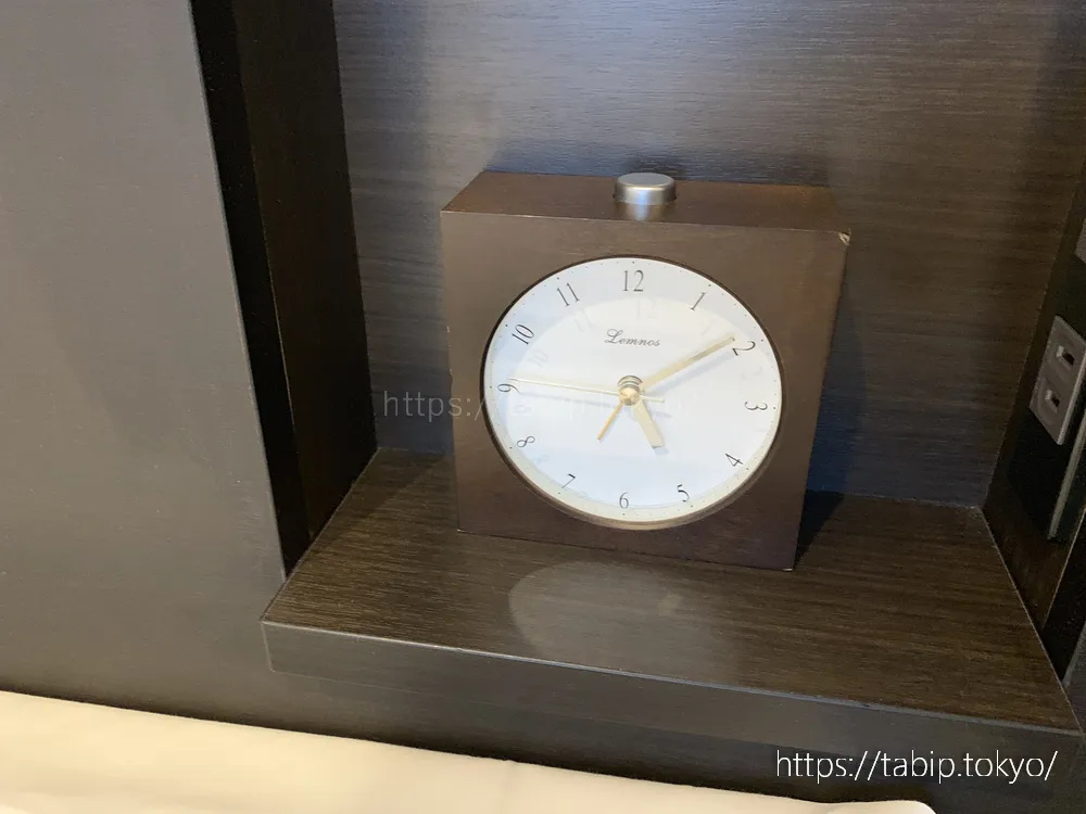 ダイワロイネットホテル広島駅前のモデレートダブルの時計