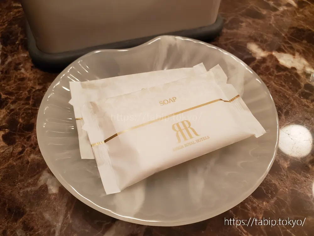 リーガロイヤルホテル広島エグゼクティブフロアの石鹸