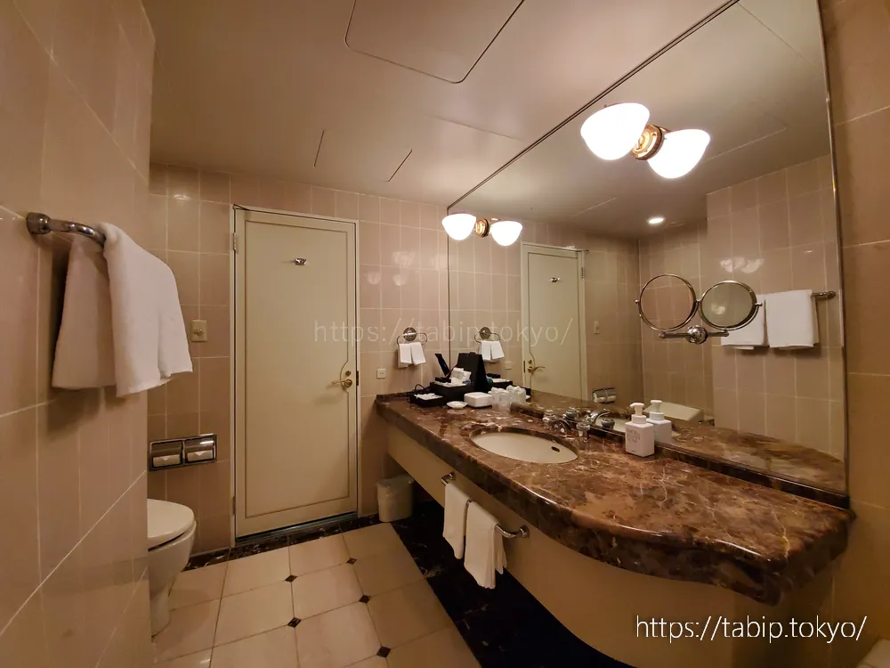 リーガロイヤルホテル広島エグゼクティブフロアのバスルーム