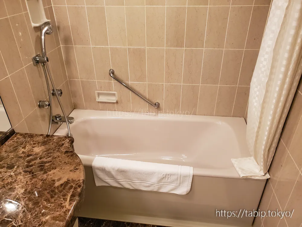 リーガロイヤルホテル広島エグゼクティブフロアの浴槽