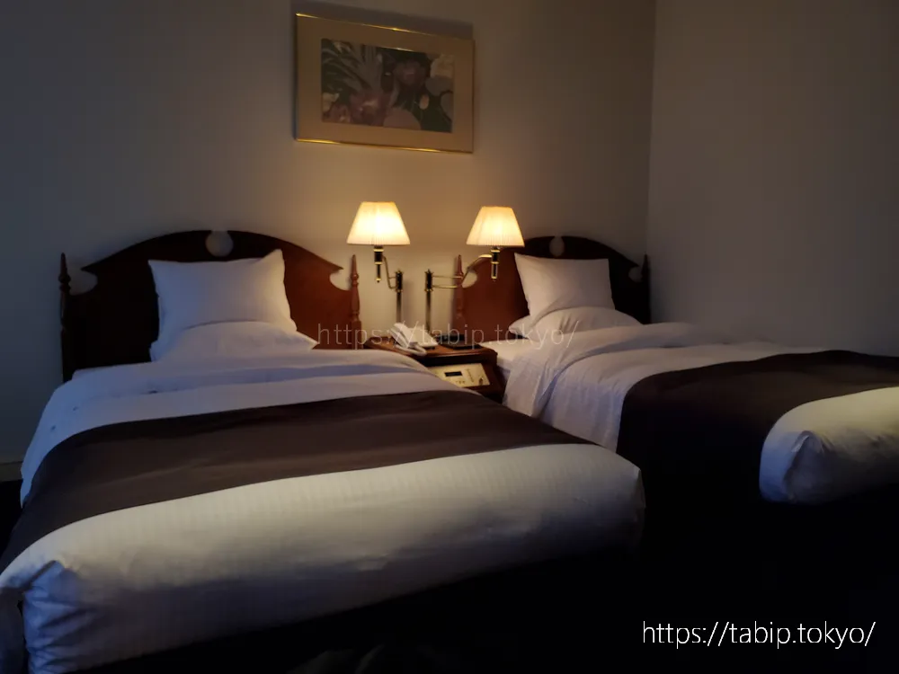 リーガロイヤルホテル広島エグゼクティブツインのベッド