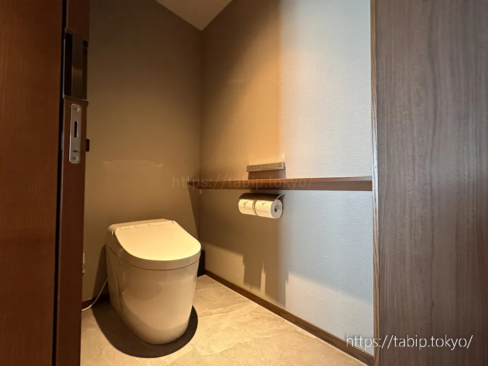 ホテルオークラ京都岡崎別邸のトイレ