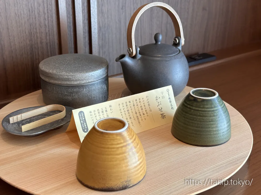 ホテルオークラ京都岡崎別邸の茶器