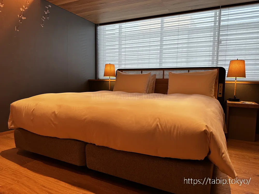 グッドネイチャーホテル京都のベッド