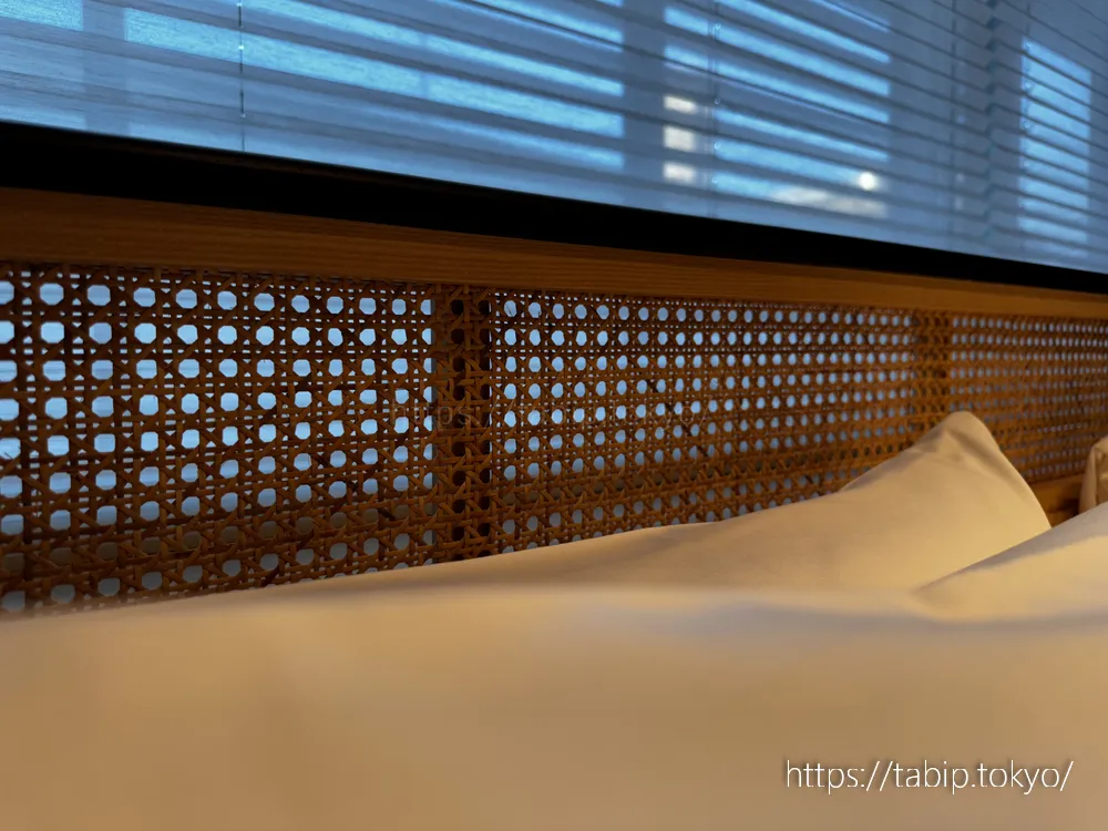 グッドネイチャーホテル京都のベッドボード