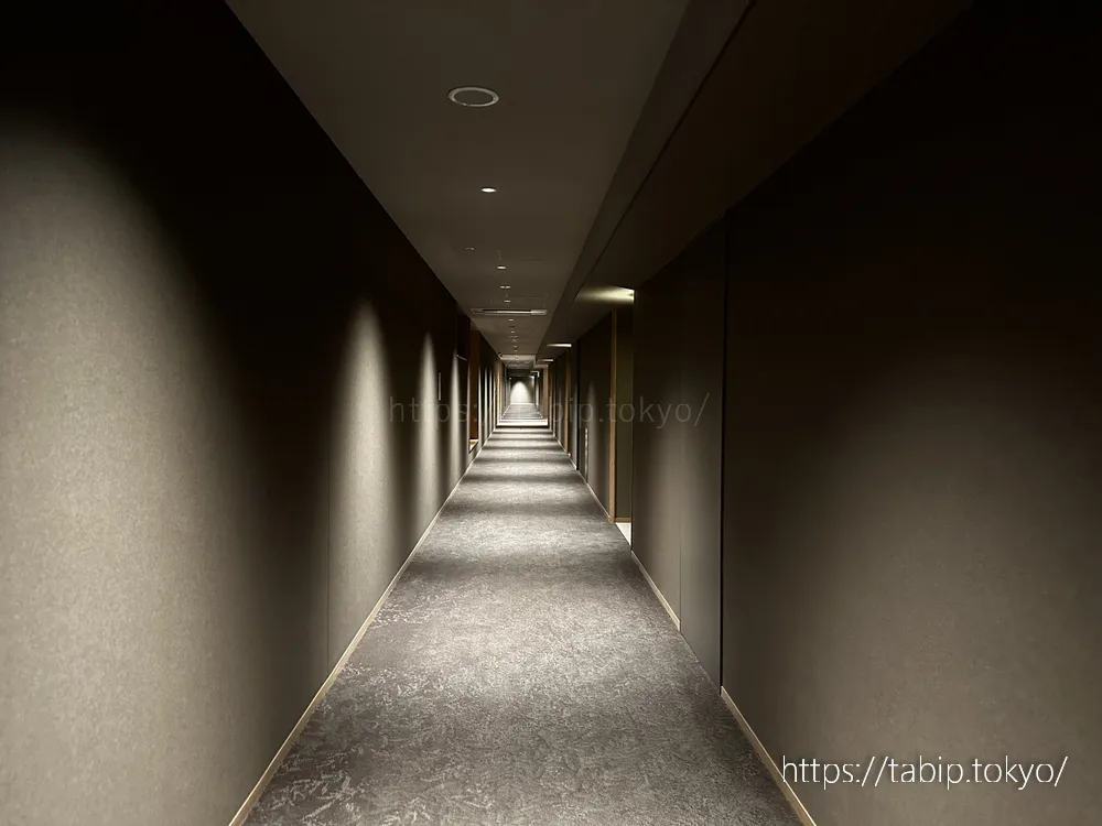 グッドネイチャーホテル京都の客室廊下