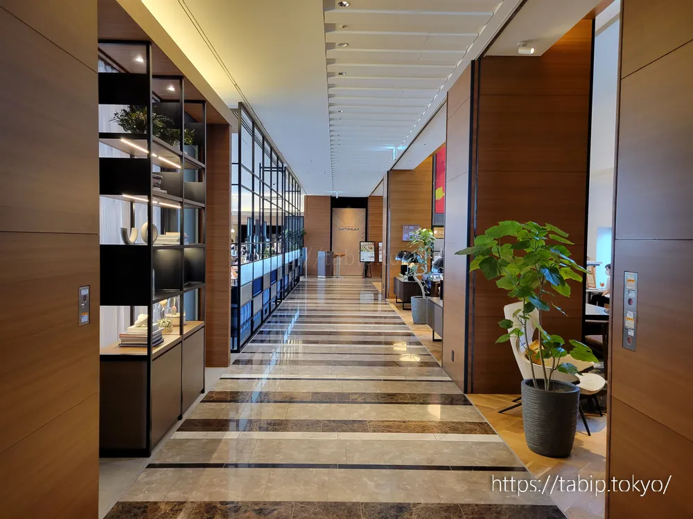 シェラトングランドホテル広島の廊下