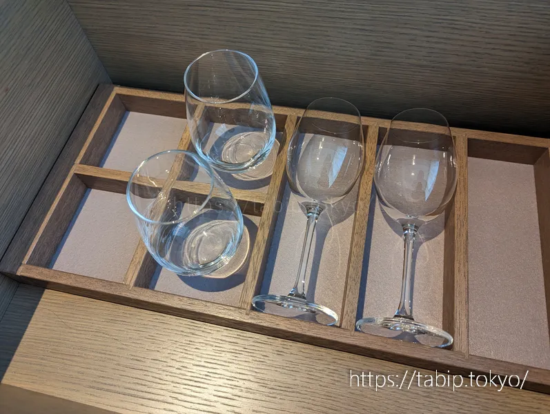 ロイヤルパークホテル　アイコニック京都のグラス