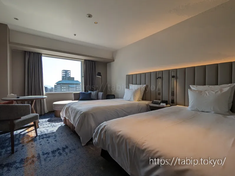 ANAクラウンプラザホテル広島スーペリアツインルームの全景