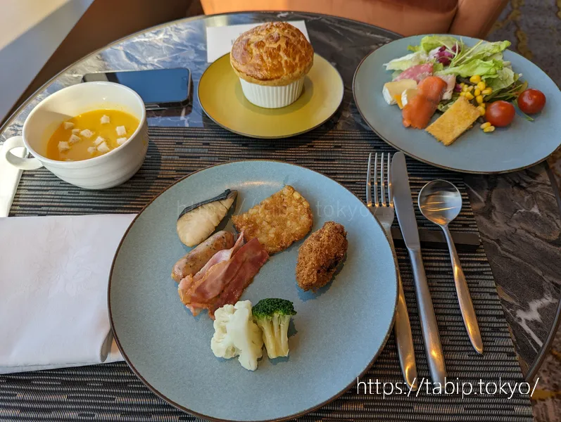 ANAクラウンプラザホテル広島のクラブラウンジの朝食