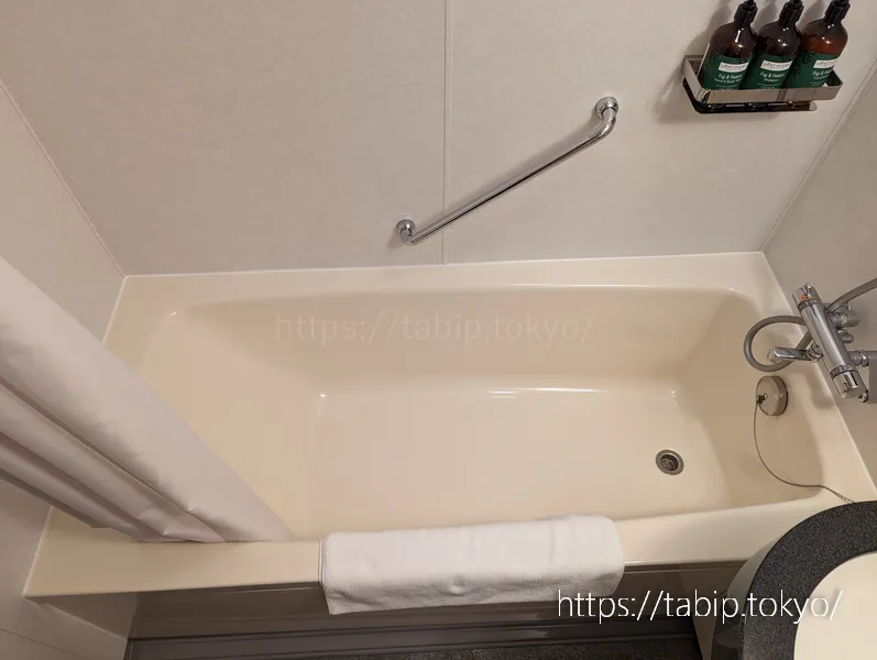 ANAクラウンプラザホテル広島スーペリアツインルームの浴槽