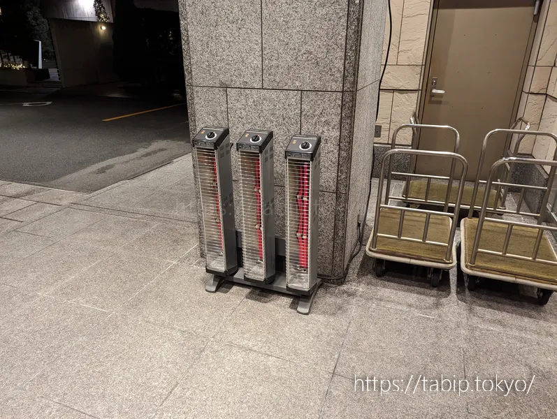 京都ブライトンホテルの暖房器具