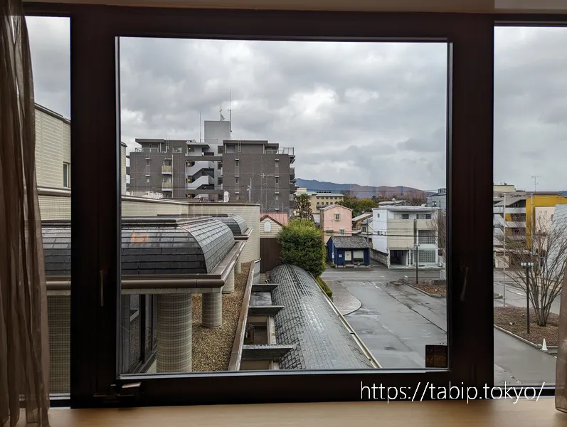 京都ブライトンホテルのエグゼクティブツインからの眺望