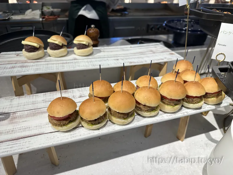 ホテルヴィスキオ京都のハンバーガー