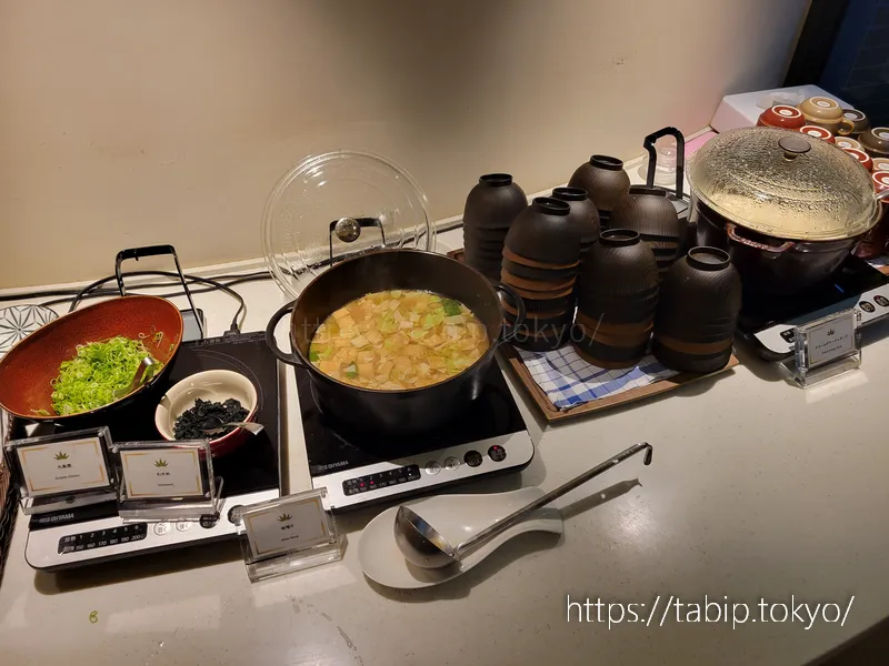 ロイヤルツインホテル京都八条口の朝食の和食